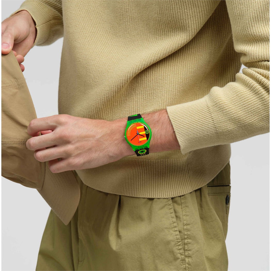 Swatch So29g106 Neon Rider Kol Saati