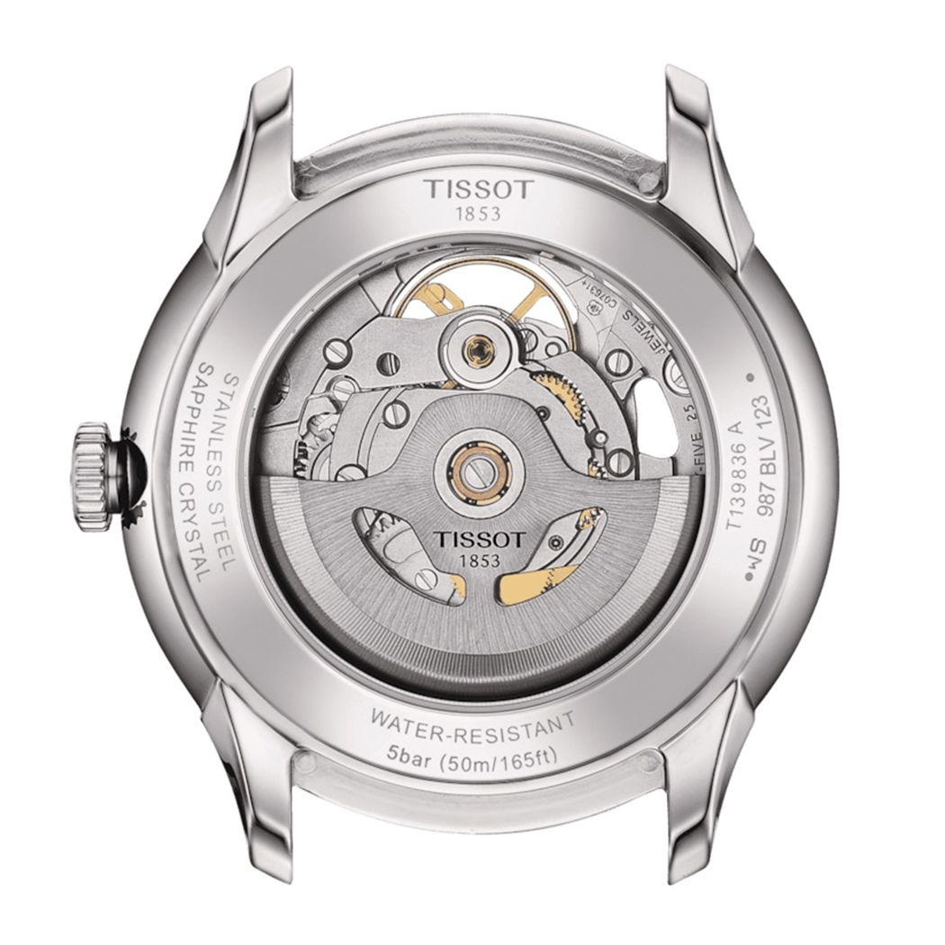 Tissot Chemin des Tourelles Skeleton 39mm T1398361104800 - Otomatik Erkek Saati (T139.836.11.048.00)