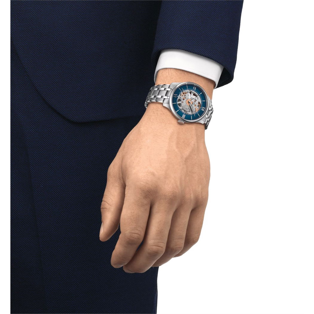 Tissot Chemin des Tourelles Skeleton 39mm T1398361104800 - Otomatik Erkek Saati (T139.836.11.048.00)