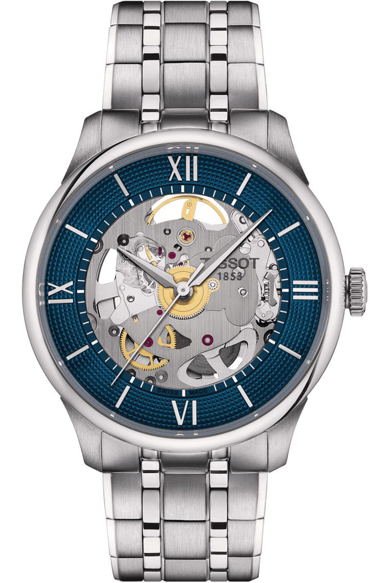 Tissot Chemin des Tourelles Skeleton 39mm T1398361104800 - Otomatik Erkek Saati (T139.836.11.048.00)