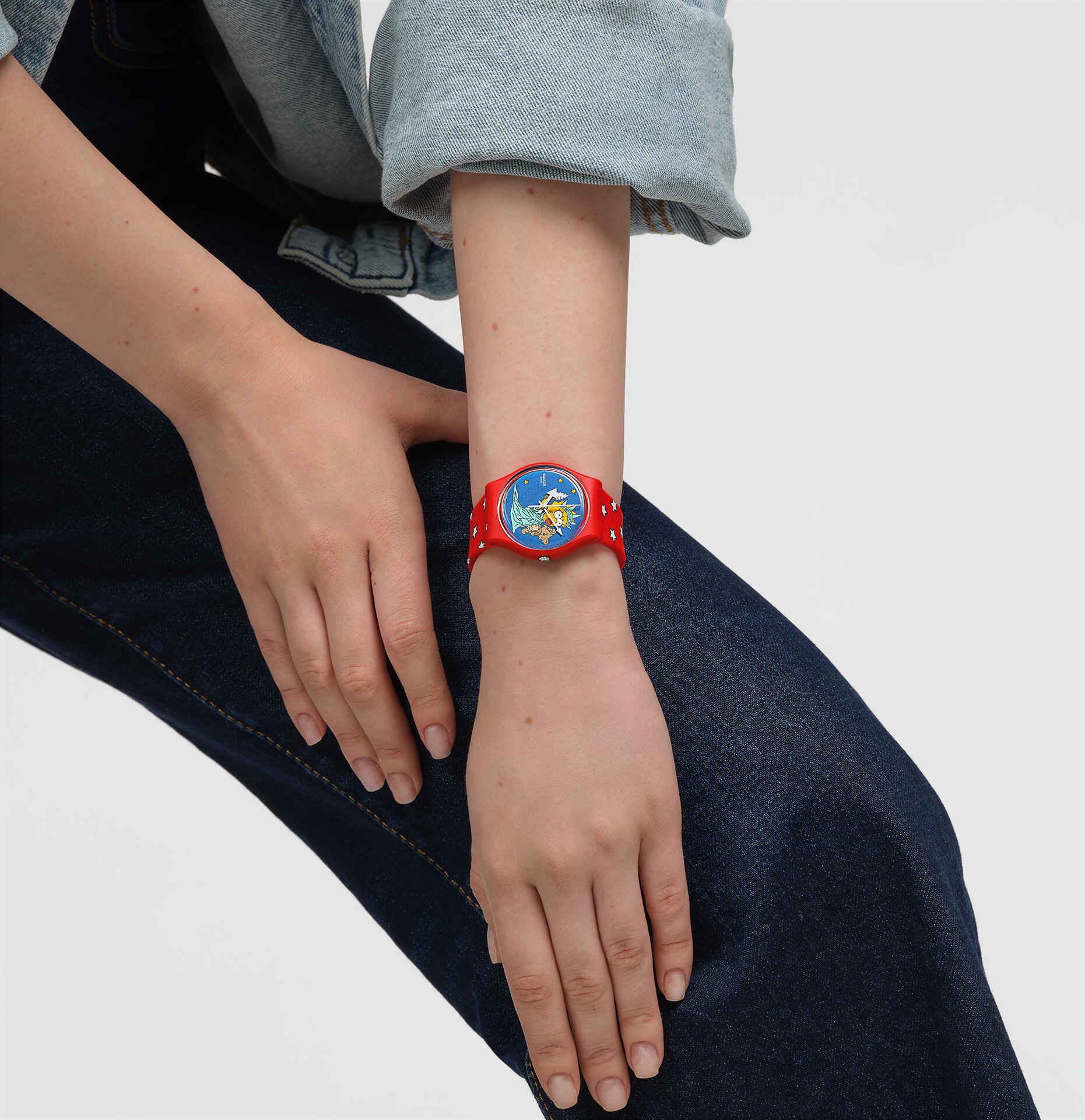 Swatch So28z120 LITTLE LADY LIBERTY