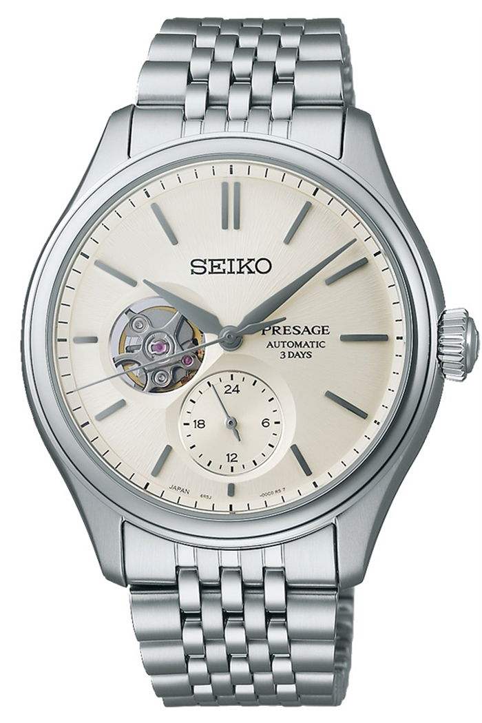 Seiko SPB469J Presage Classic Series Shiro-iro Open Heart Otomatik Erkek Kol Saati