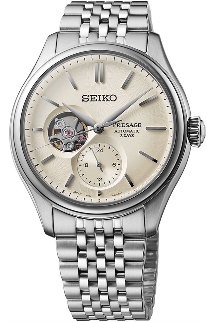 Seiko SPB469J Presage Classic Series Shiro-iro Open Heart Otomatik Erkek Kol Saati