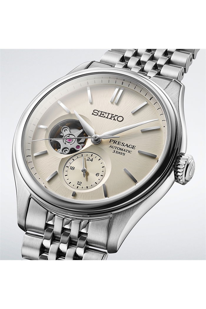 Seiko SPB469J Presage Classic Series Shiro-iro Open Heart Otomatik Erkek Kol Saati