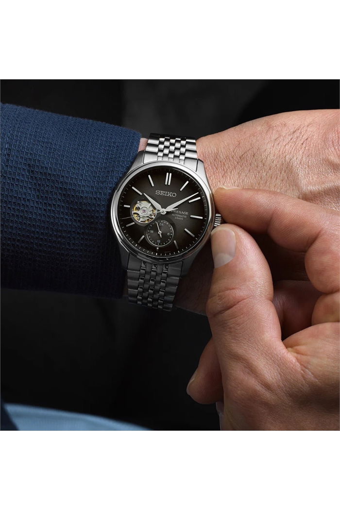 Seiko Spb471j Presage Classic Sumi-iro Open Heart