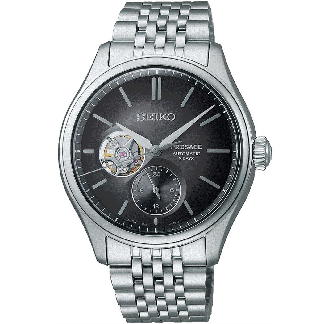 Seiko Spb471j Presage Classic Sumi-iro Open Heart