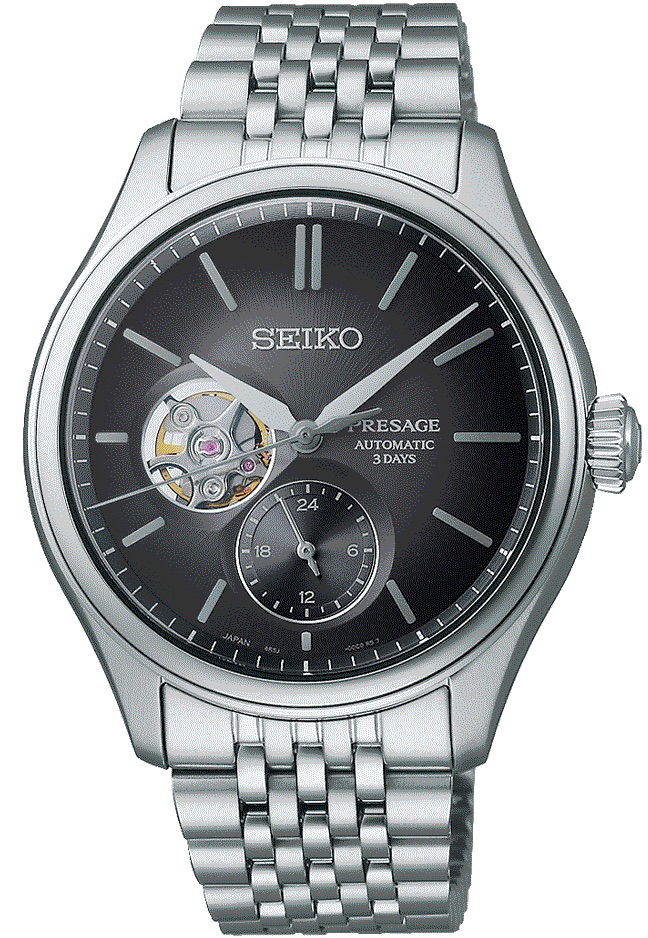Seiko Presage Spb471j1 (Spb471j) Classic Sumi-iro Open Heart Otomatik Erkek Kol Saati
