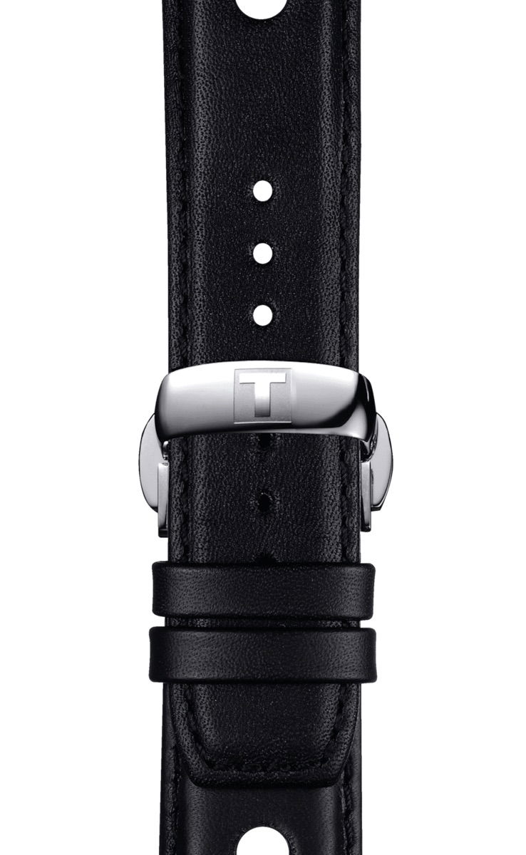 Tissot Orijinal Klipsli Siyah Deri Kayış T852037163