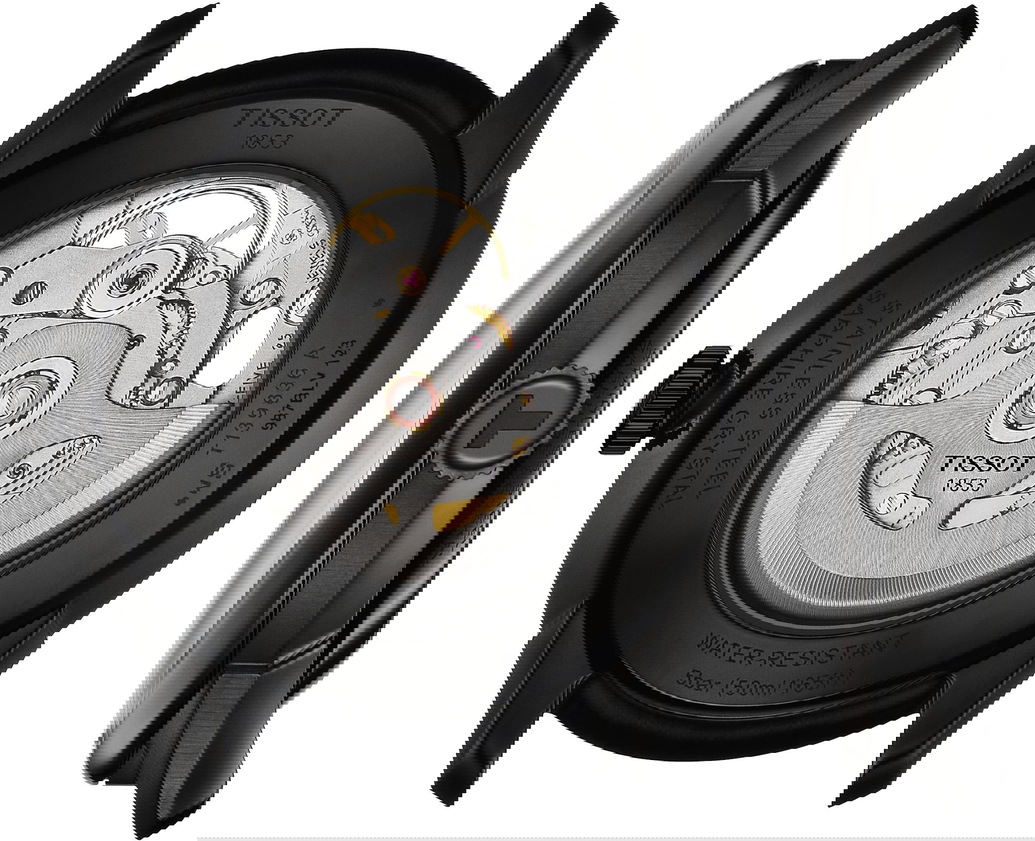 Tissot Chemin des Tourelles Skeleton 39mm T1398363644100 - Otomatik Erkek Saati (T139.836.36.441.00)