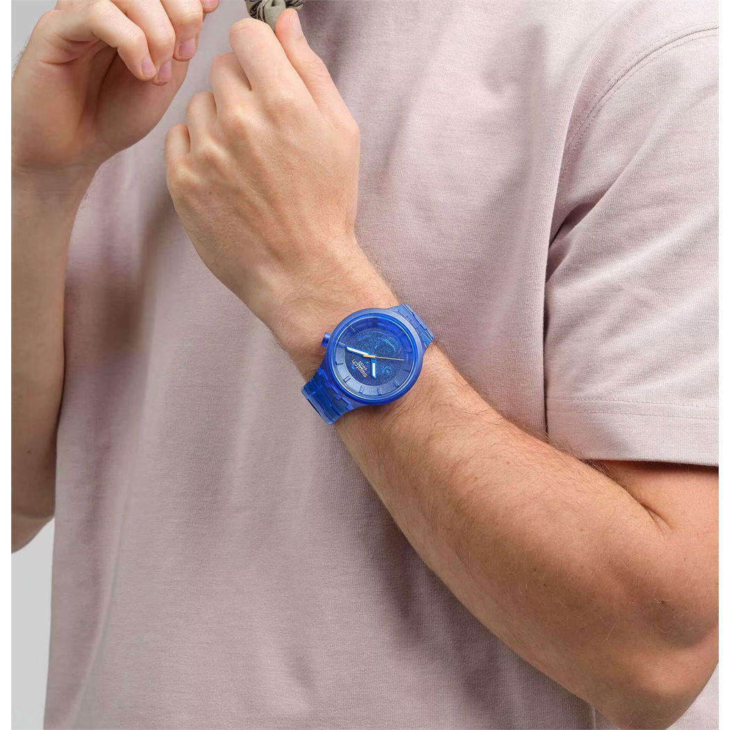 Swatch Sb05n116 Navy Joy Kol Saati