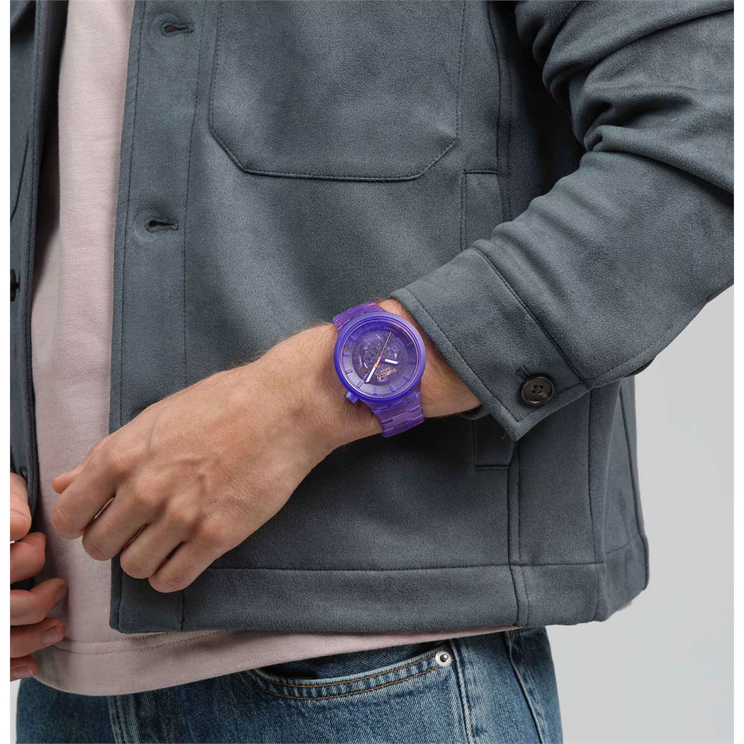 Swatch Sb05v103 Purple Joy Kol Saati
