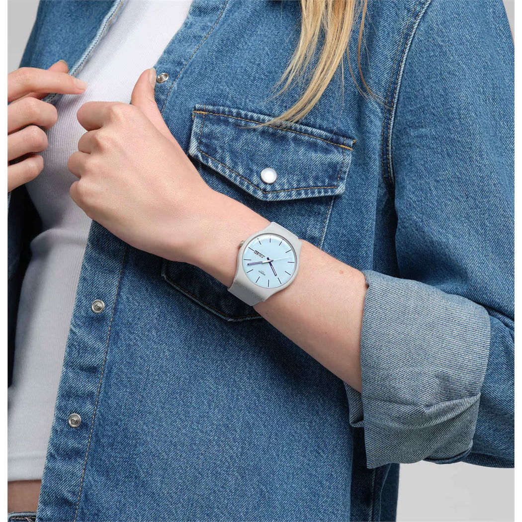 Swatch So29m702 Blueberry Sky Kol Saati
