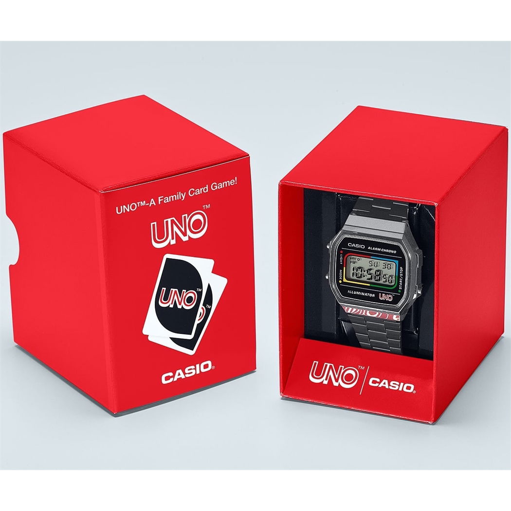  Casio A168weuc-1Adr X UNO™ Retro Dijital Kol Saati