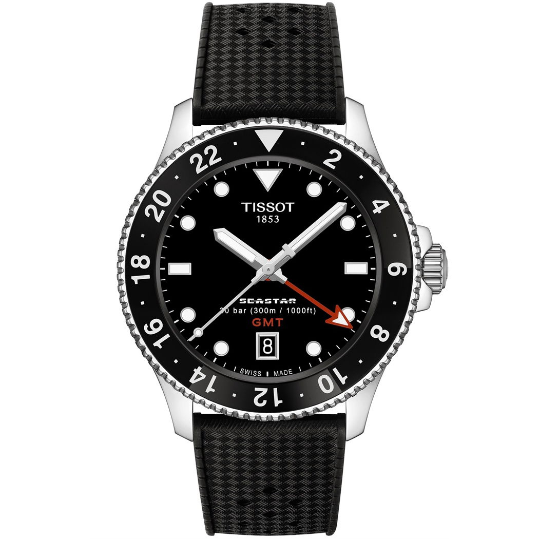 Tissot Seastar 1000 GMT 40mm T1208521705100 - Erkek Kol Saati (T120.852.17.051.00)