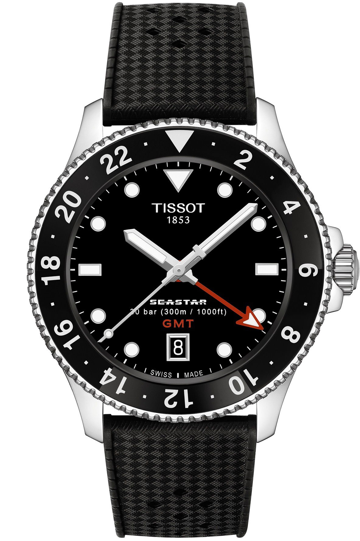 Tissot Seastar 1000 GMT 40mm T1208521705100 - Erkek Kol Saati (T120.852.17.051.00)
