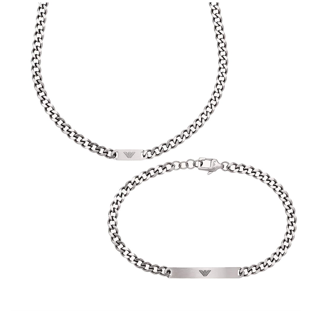 Emporio Armani Ajegs2856-040 Kolye ve Bileklik Takım