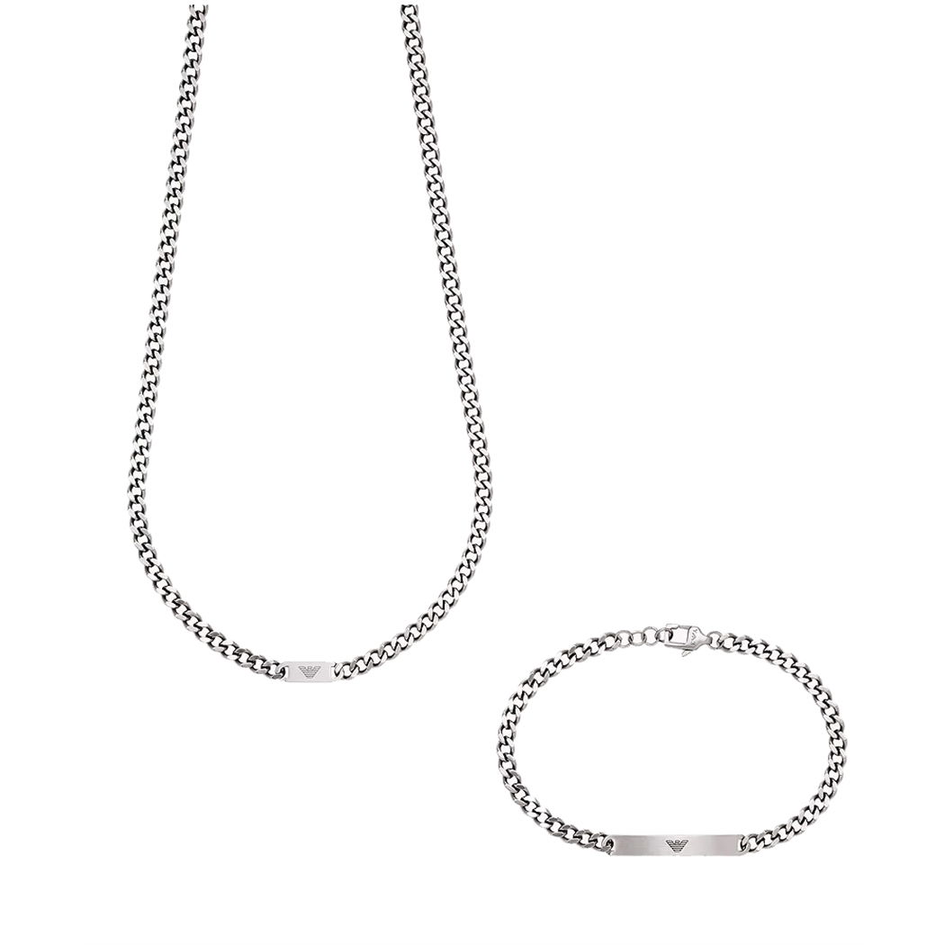 Emporio Armani Ajegs2856-040 Kolye ve Bileklik Takım