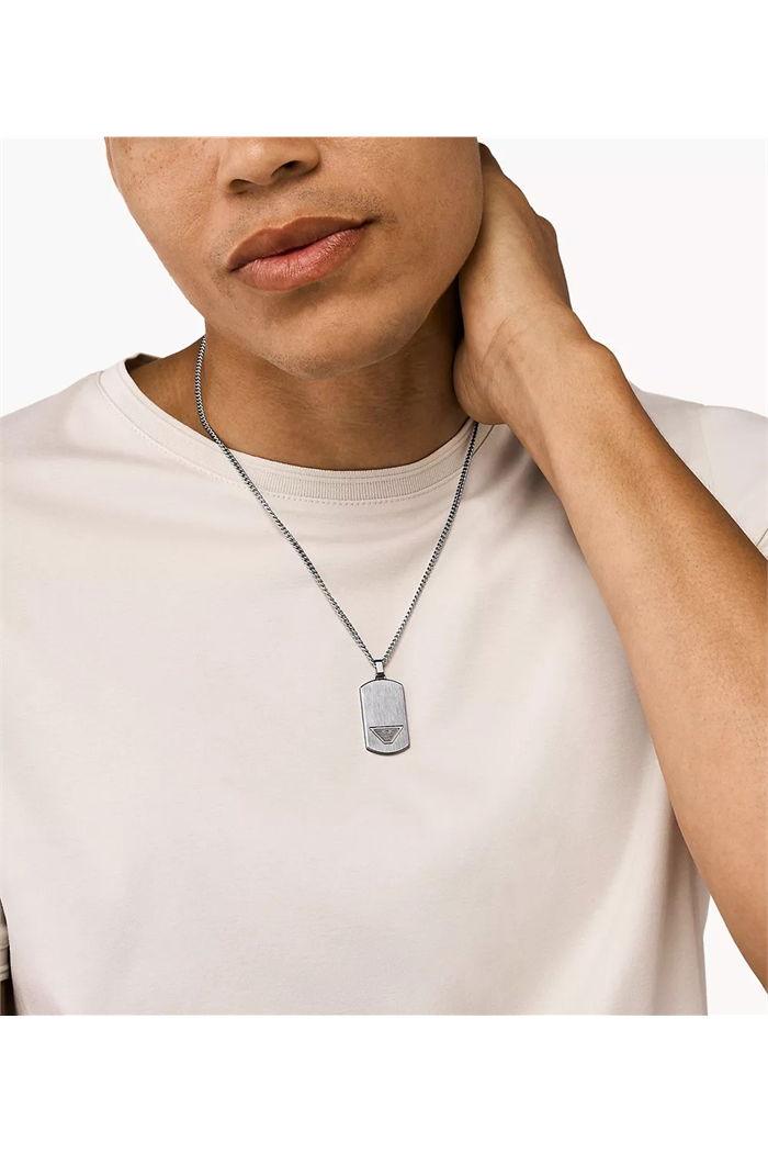 Emporio Armani Ajegs3125-040 Erkek Kolye