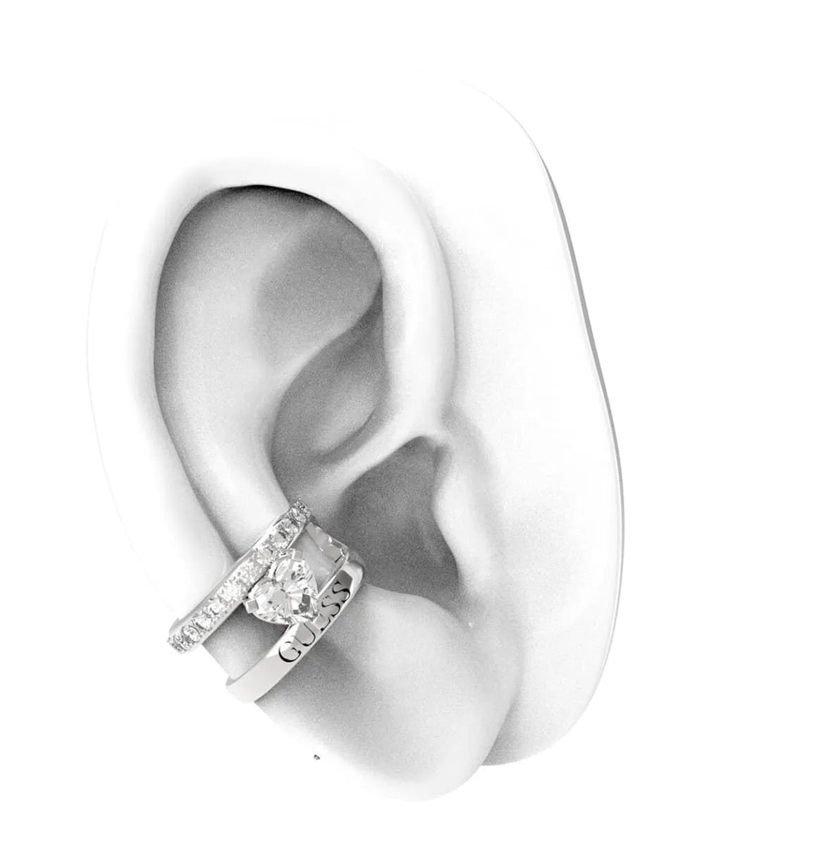 Guess Jgujube04660jwrhtu Kadın Kalpli Küpe