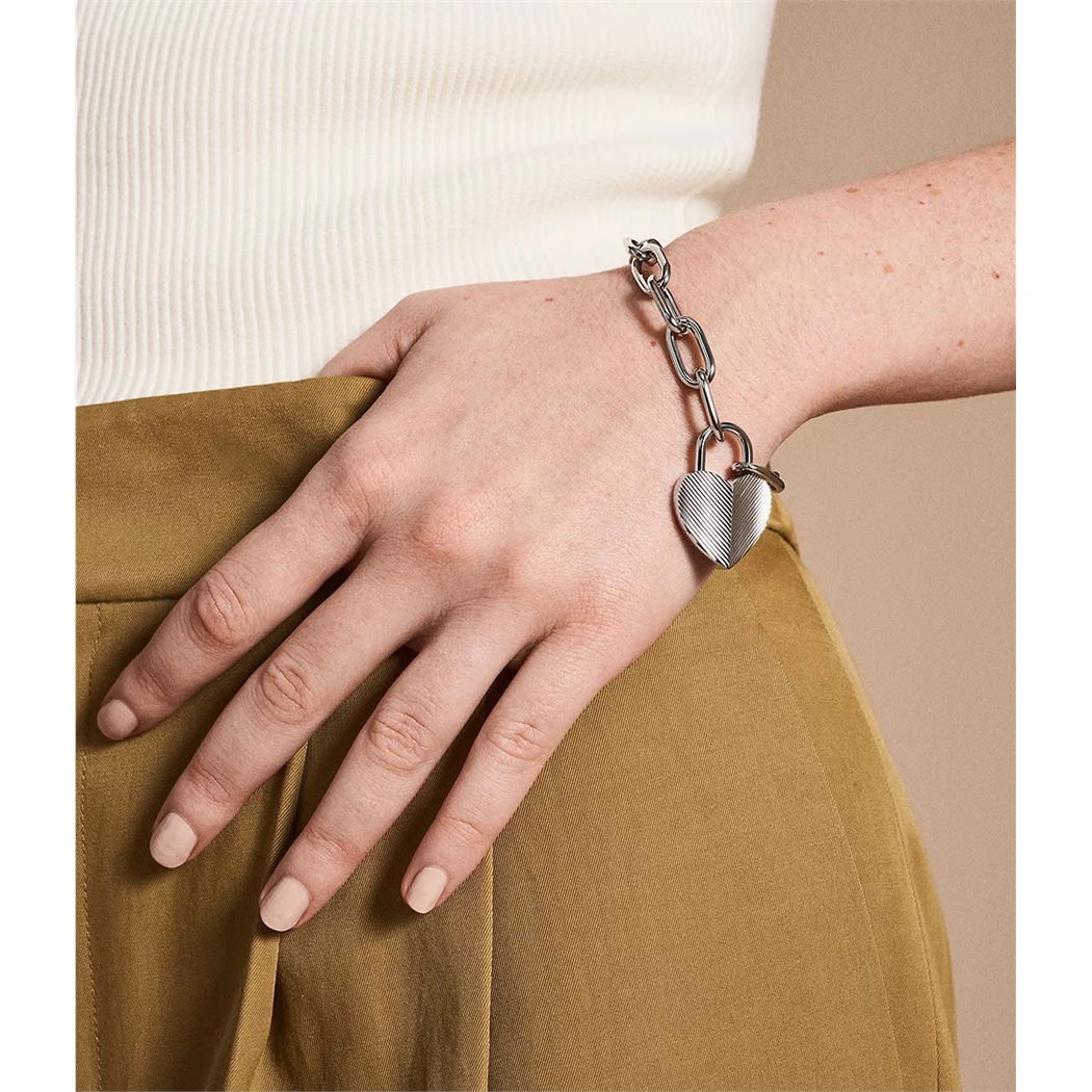 Fossil Jf04659-040 Kadın Kalpli Bileklik