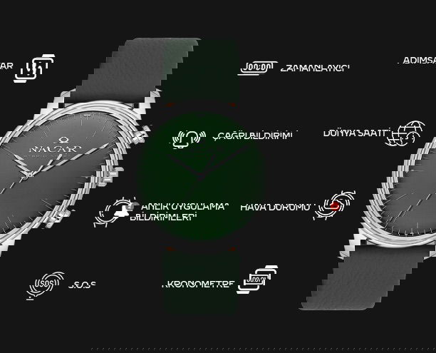 Nacar Ns01-1946607-Rrl1 Hybrid Smart Saat