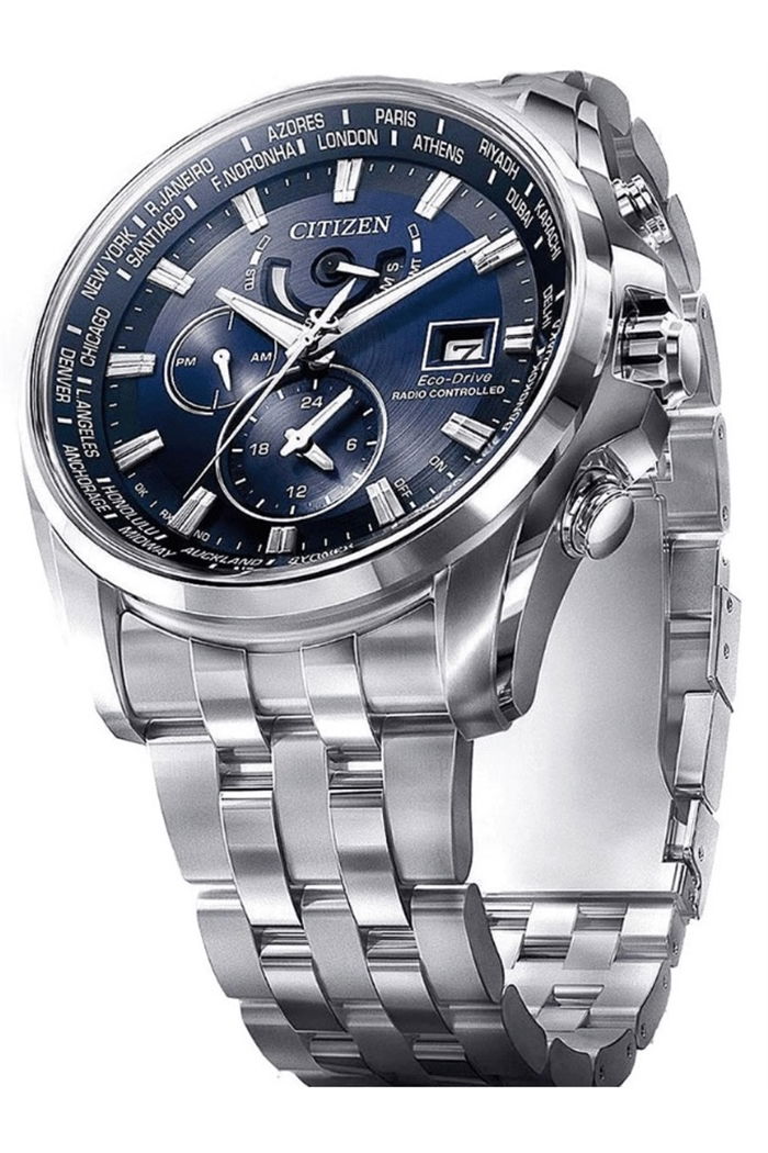 Citizen At9030-55L Dual Time Eco-Drive Radyo Kontrollü