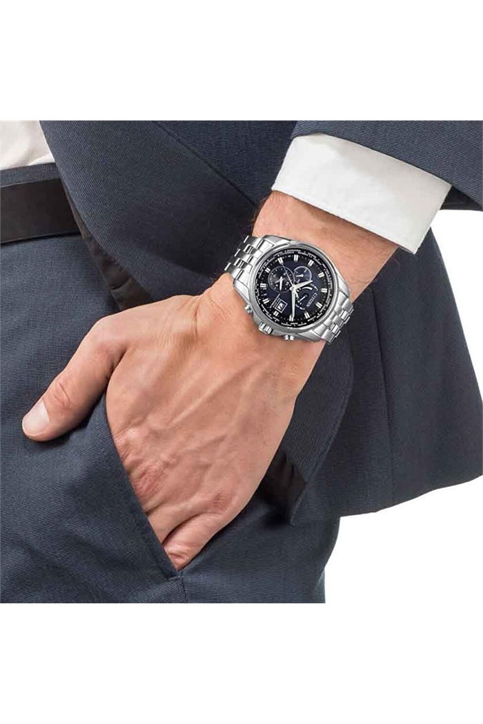 Citizen At9030-55L Dual Time Eco-Drive Radyo Kontrollü