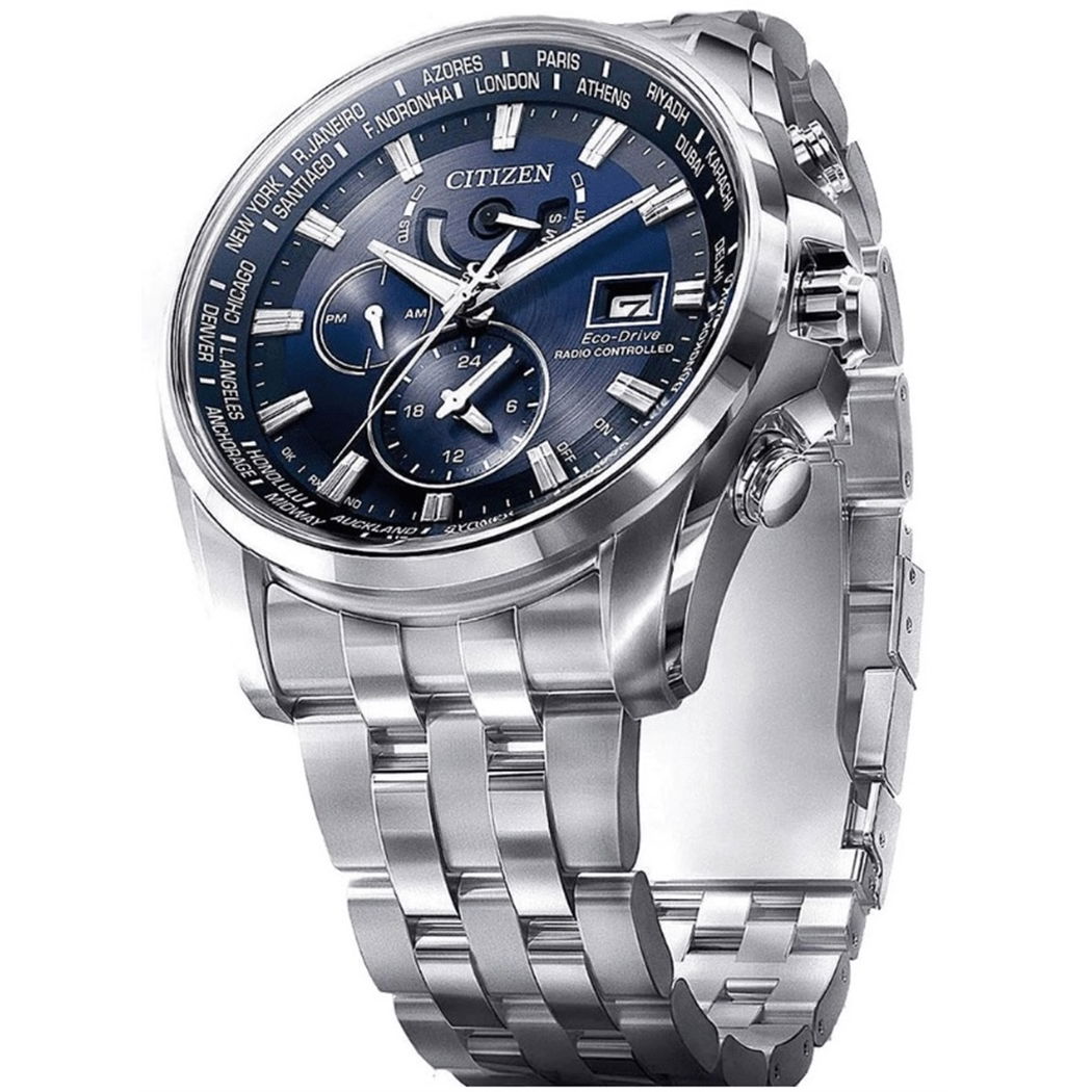 Citizen At9030-55L Dual Time Eco-Drive Radyo Kontrollü