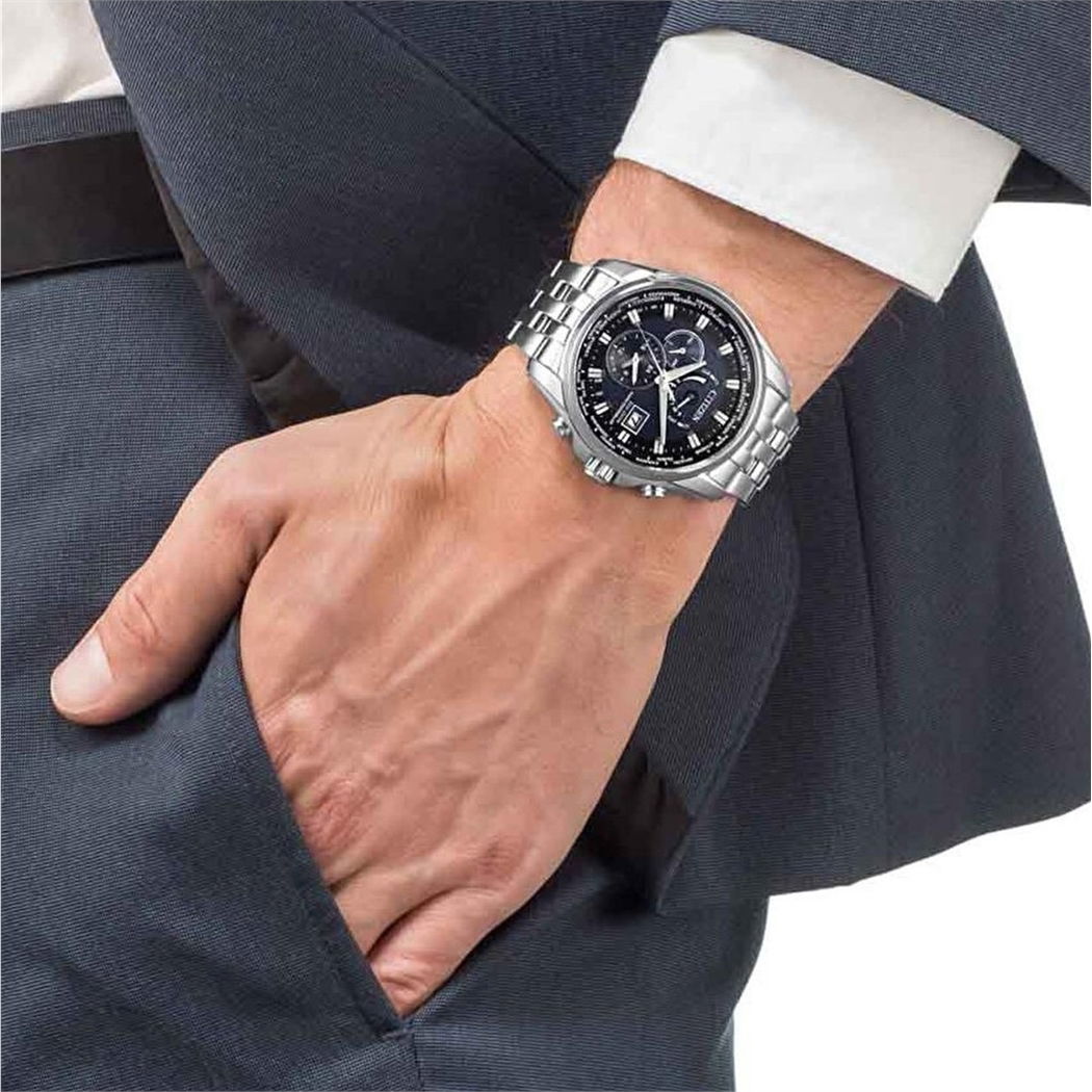 Citizen At9030-55L Dual Time Eco-Drive Radyo Kontrollü