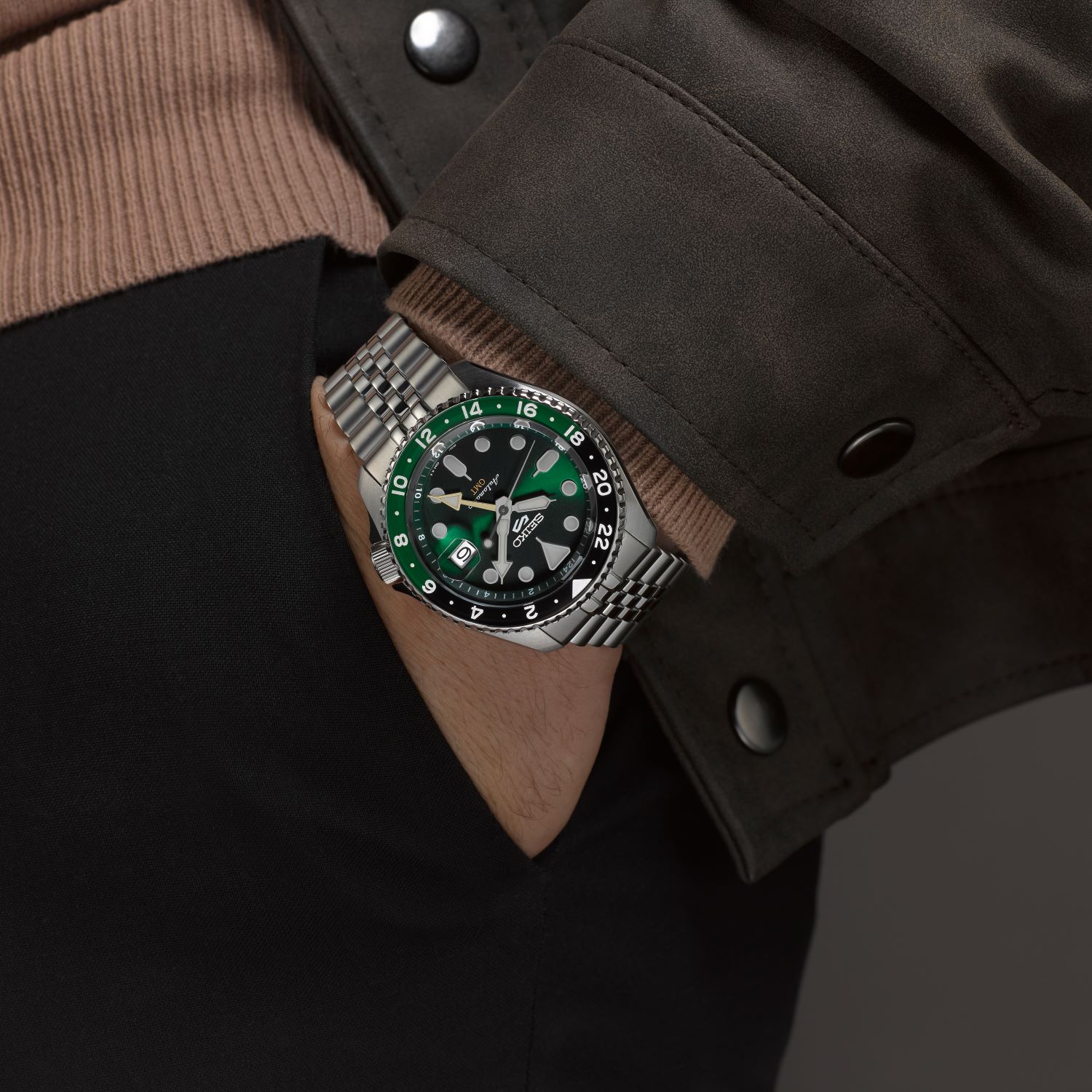 Seiko 5 Sports Ssk035k1 (Ssk035k) GMT Otomatik Erkek Saati