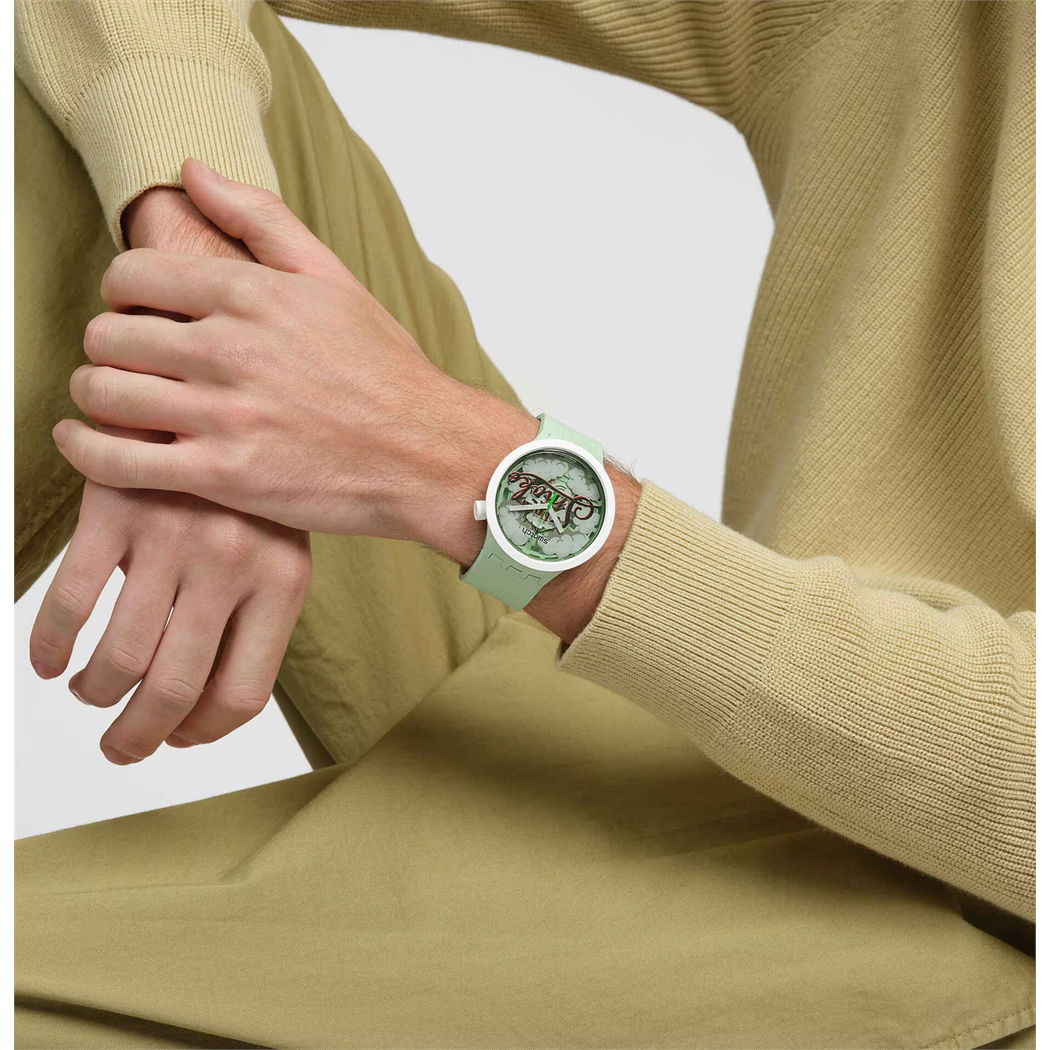 Swatch UP IN SMOKE Sb03z103 Kol Saati