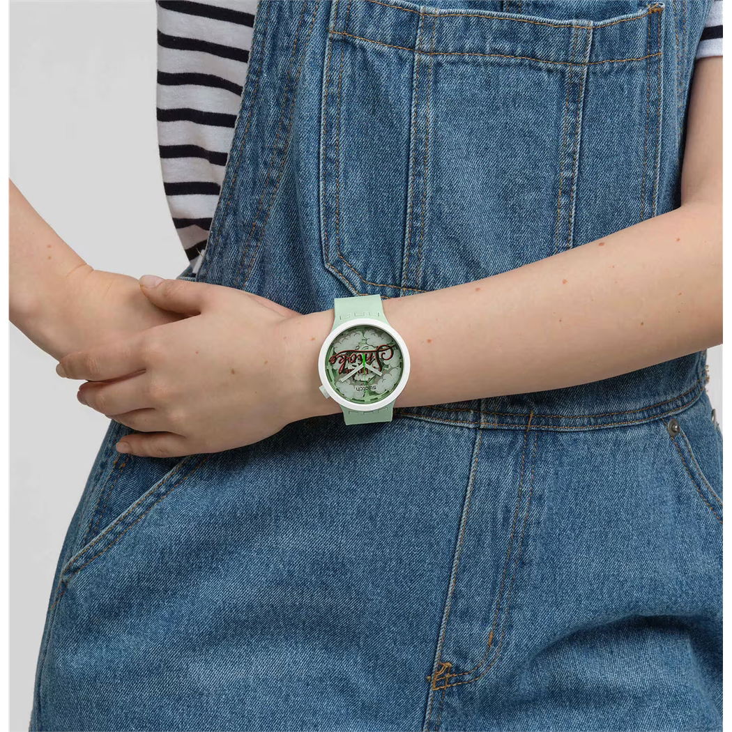 Swatch UP IN SMOKE Sb03z103 Kol Saati