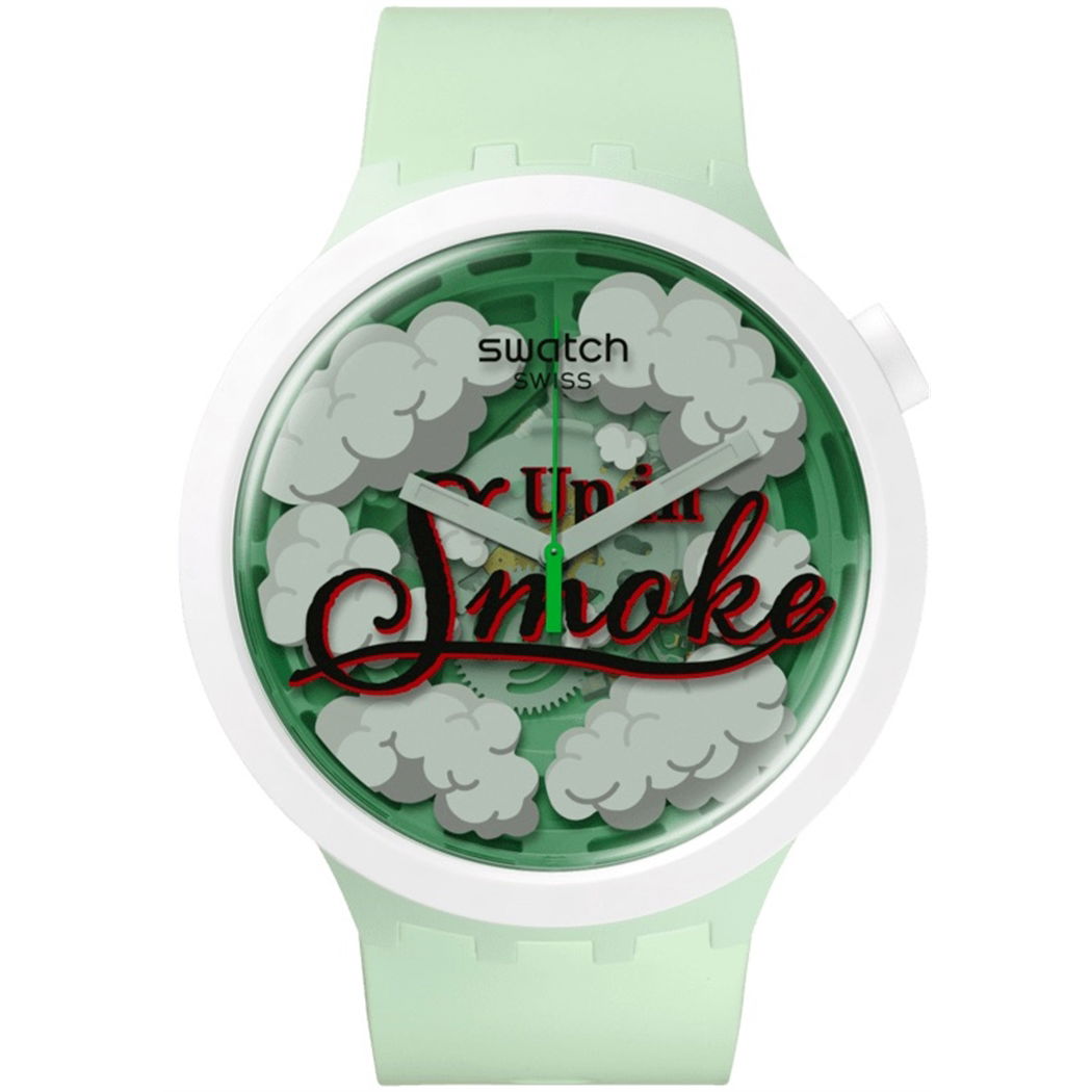 Swatch UP IN SMOKE Sb03z103 Kol Saati