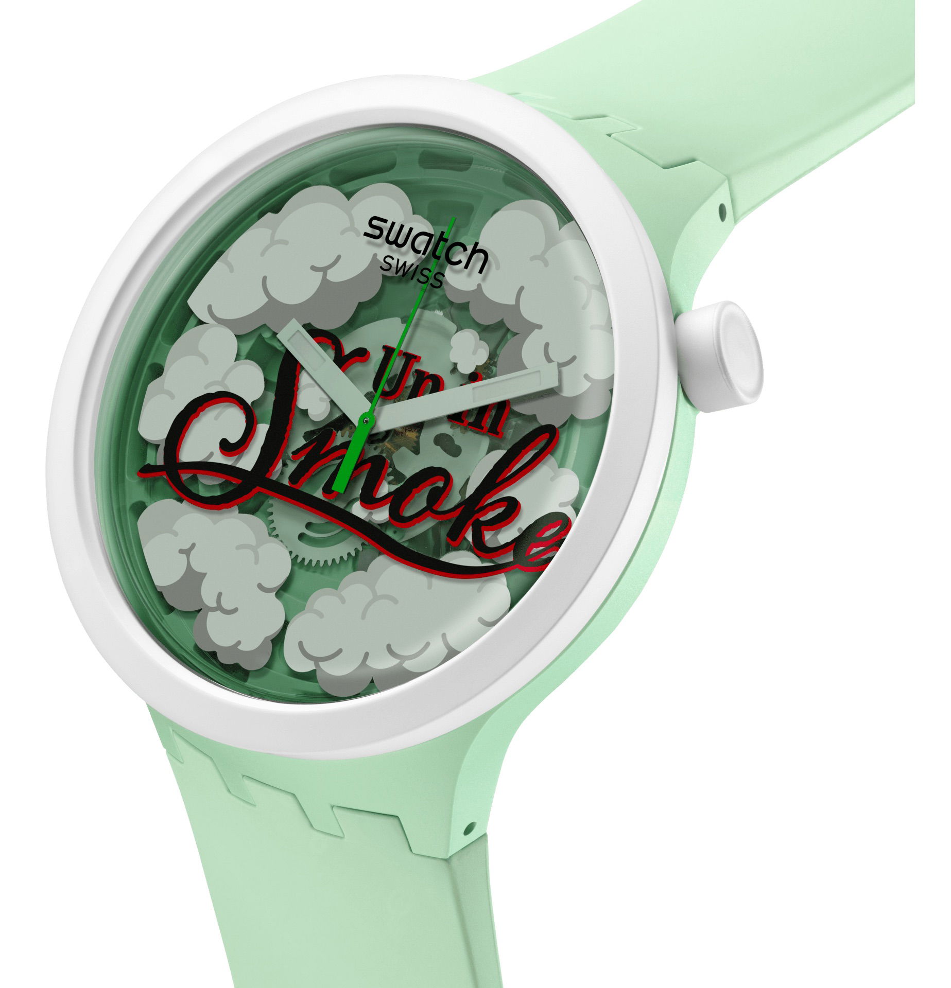 Swatch UP IN SMOKE Sb03z103 Kol Saati