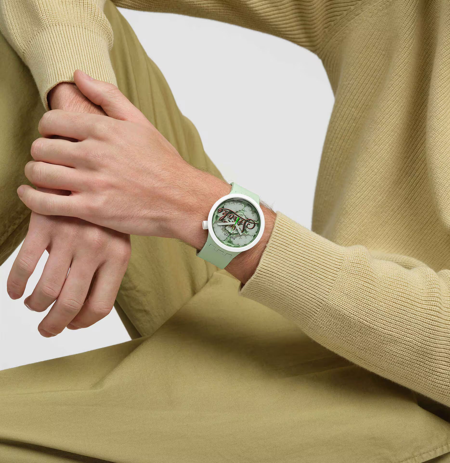 Swatch UP IN SMOKE Sb03z103 Kol Saati