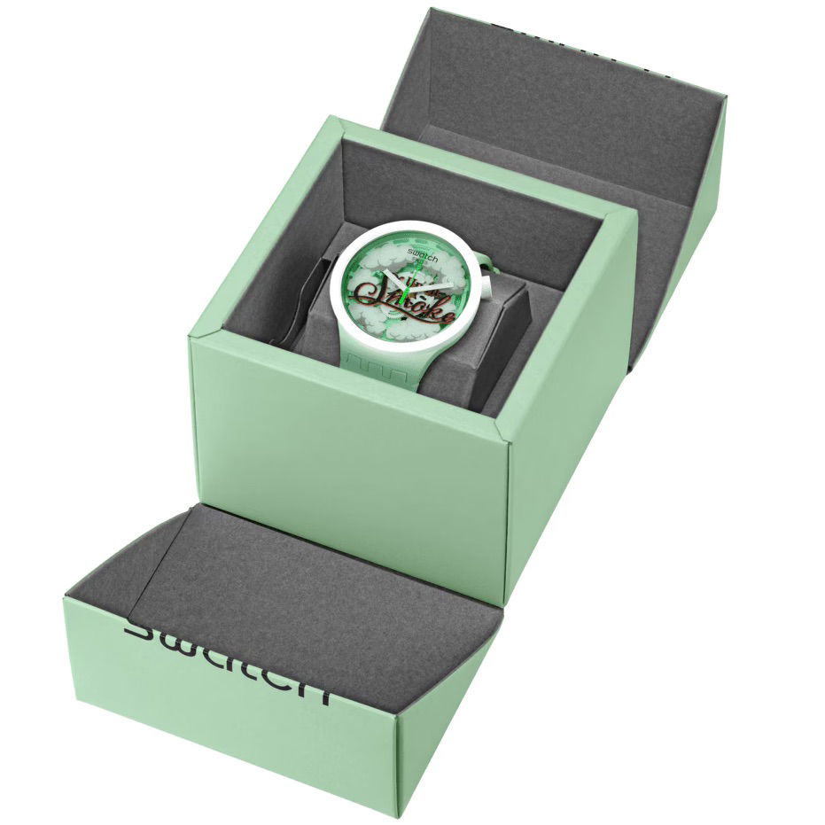 Swatch UP IN SMOKE Sb03z103 Kol Saati