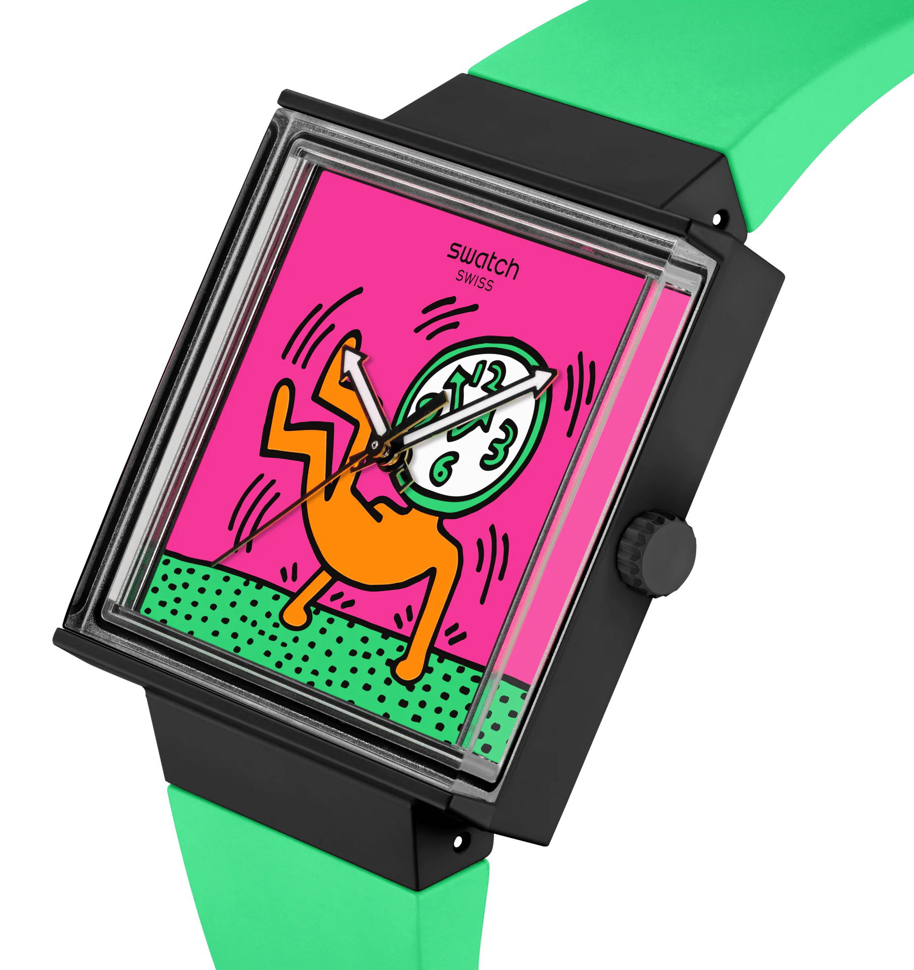 Swatch So34z102 Breaks Off Kol Saati