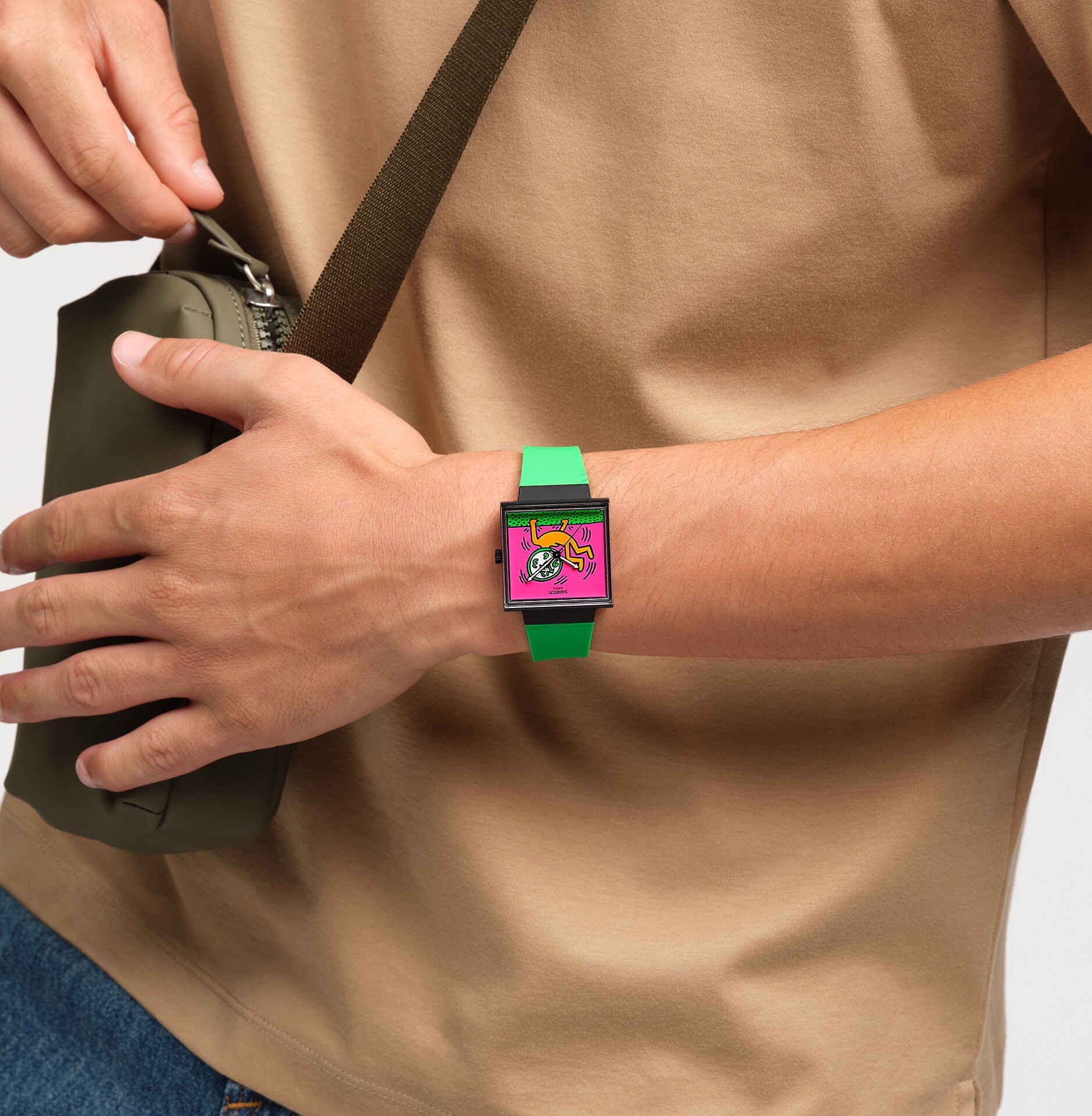 Swatch So34z102 Breaks Off Kol Saati