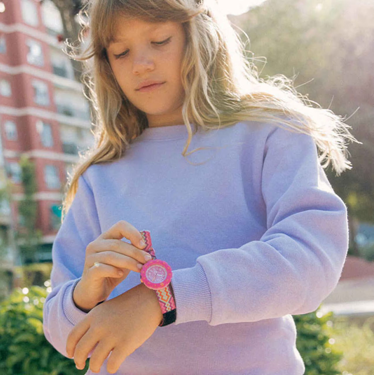 Flik Flak Fpsp072 Loop In Pink Çocuk Kol Saati