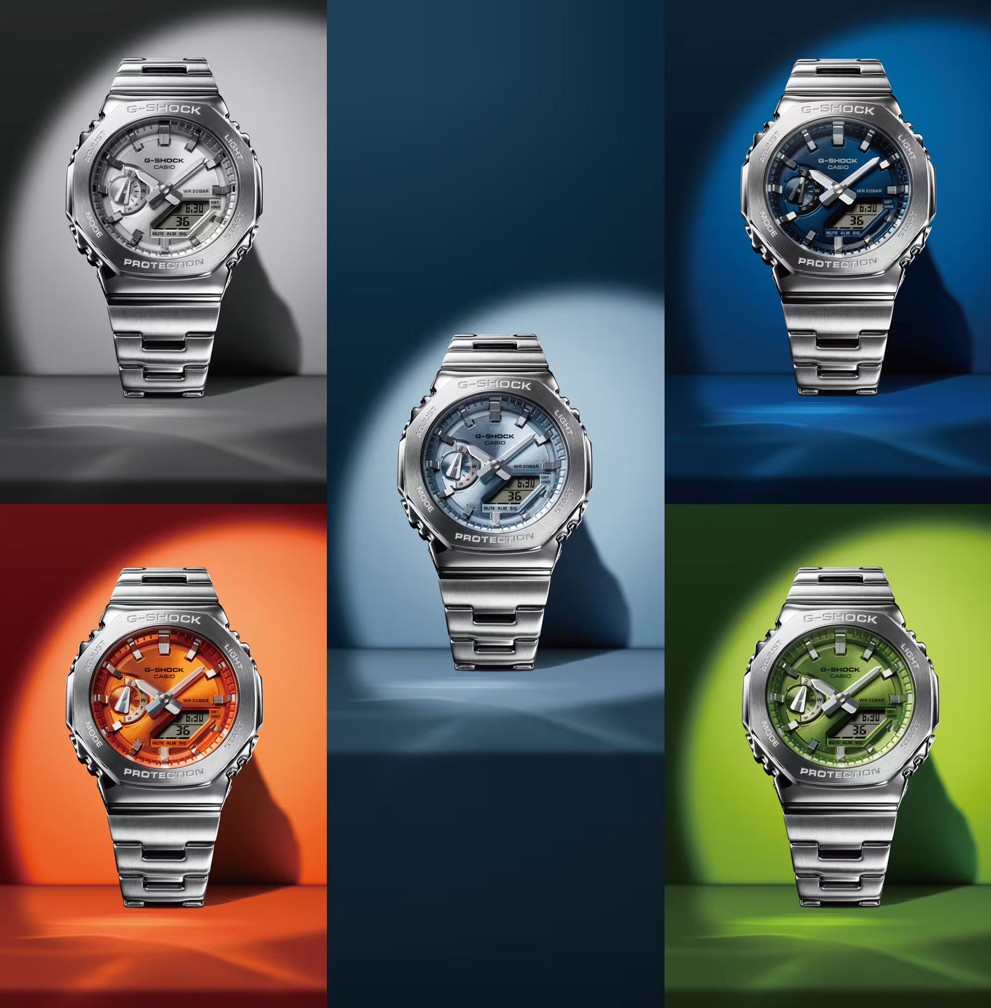 Casio Gm-2110D-3Adr G-STEEL Erkek Kol Saati