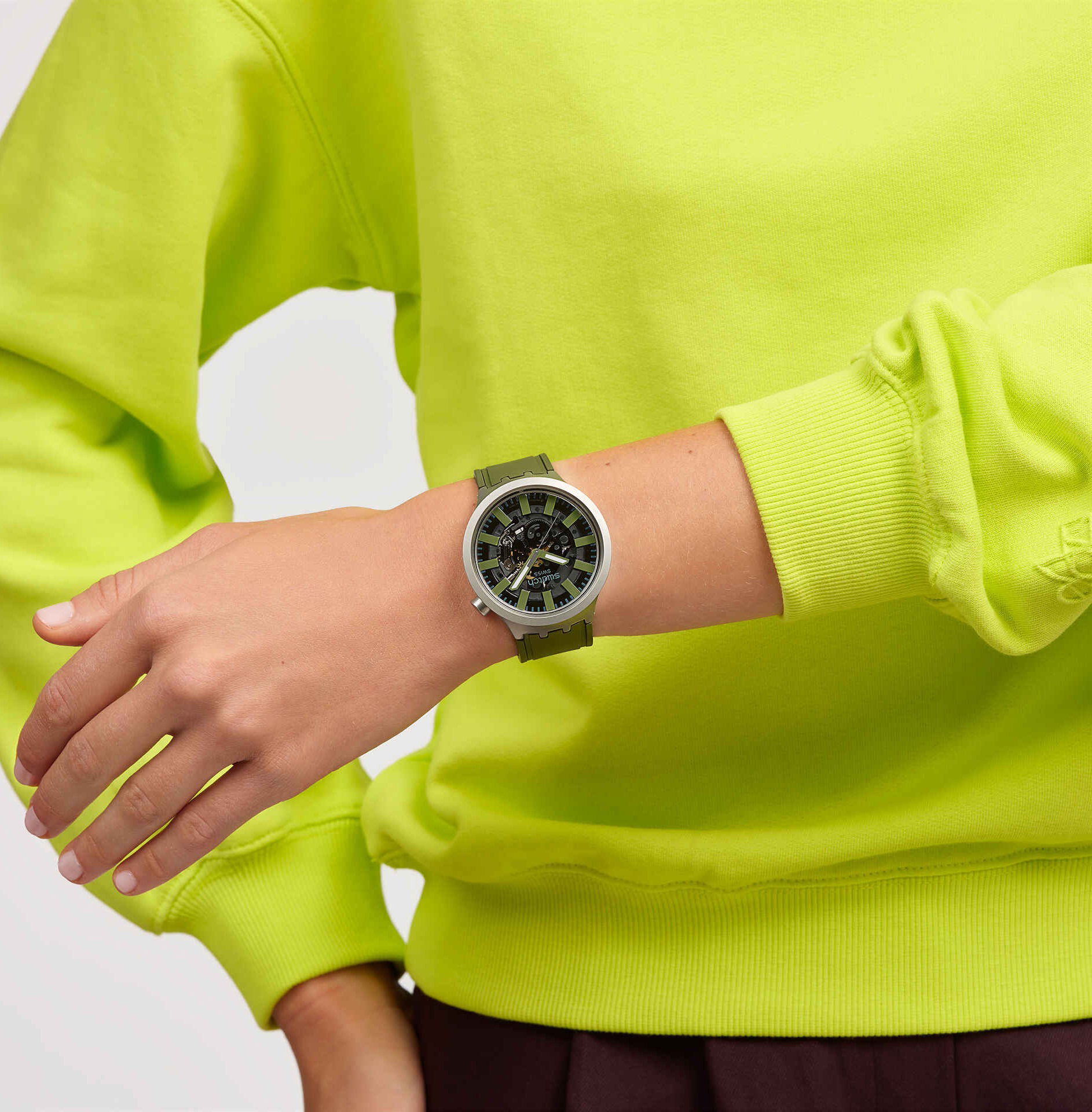 Swatch Sb07s118 Thru The Underbrush Erkek Kol Saati