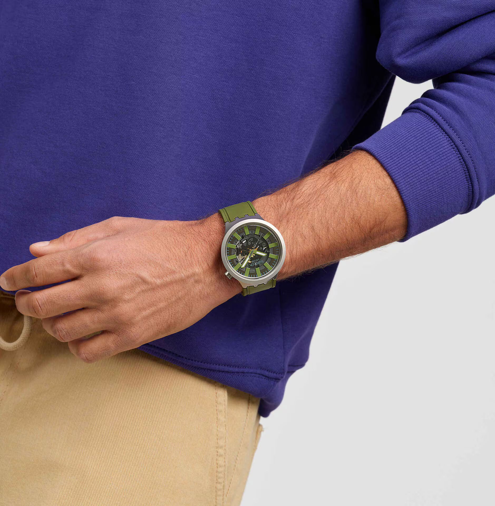 Swatch Sb07s118 Thru The Underbrush Erkek Kol Saati