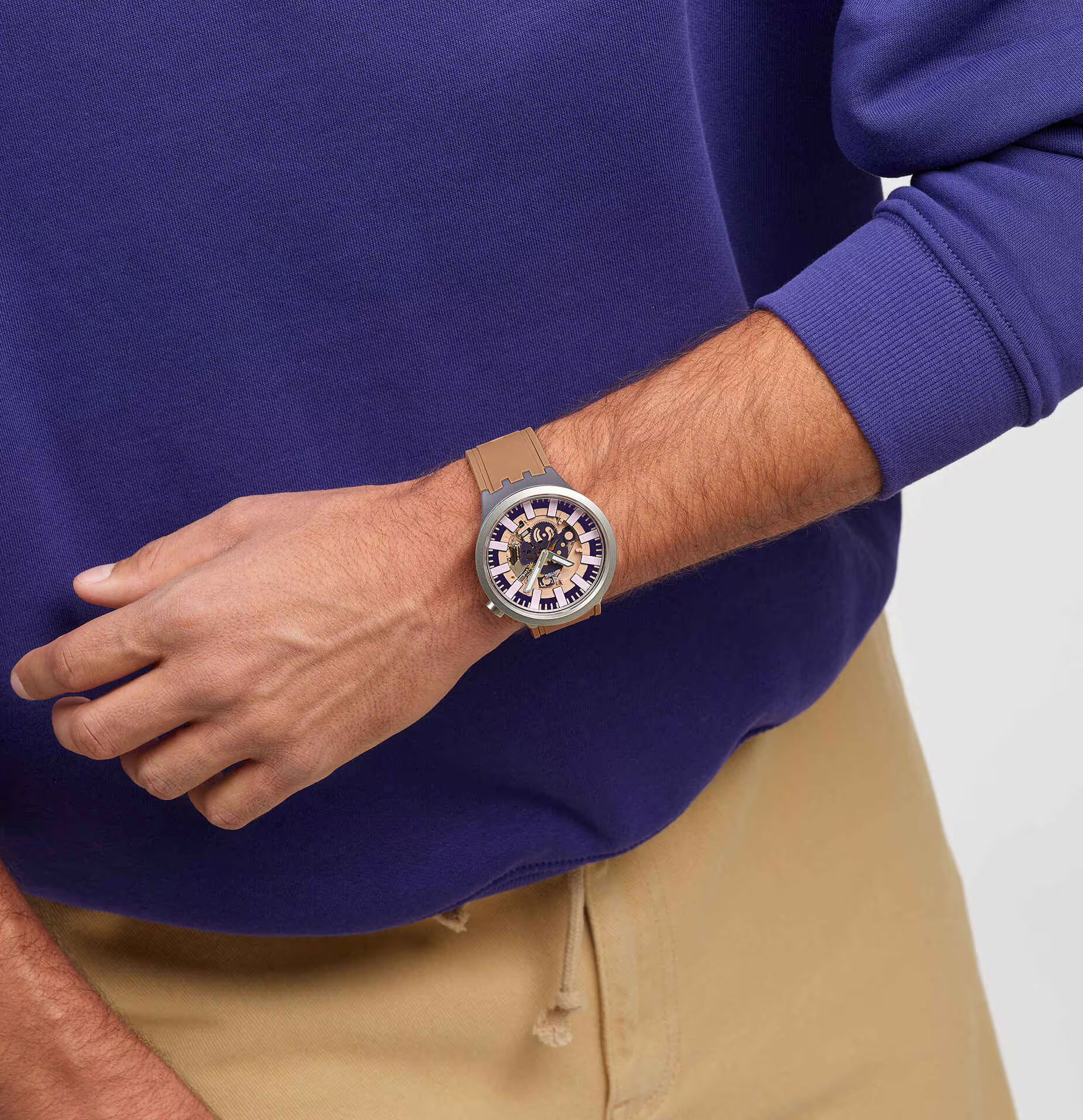 Swatch Sb07s119 Terracotta Tide Erkek Kol Saati