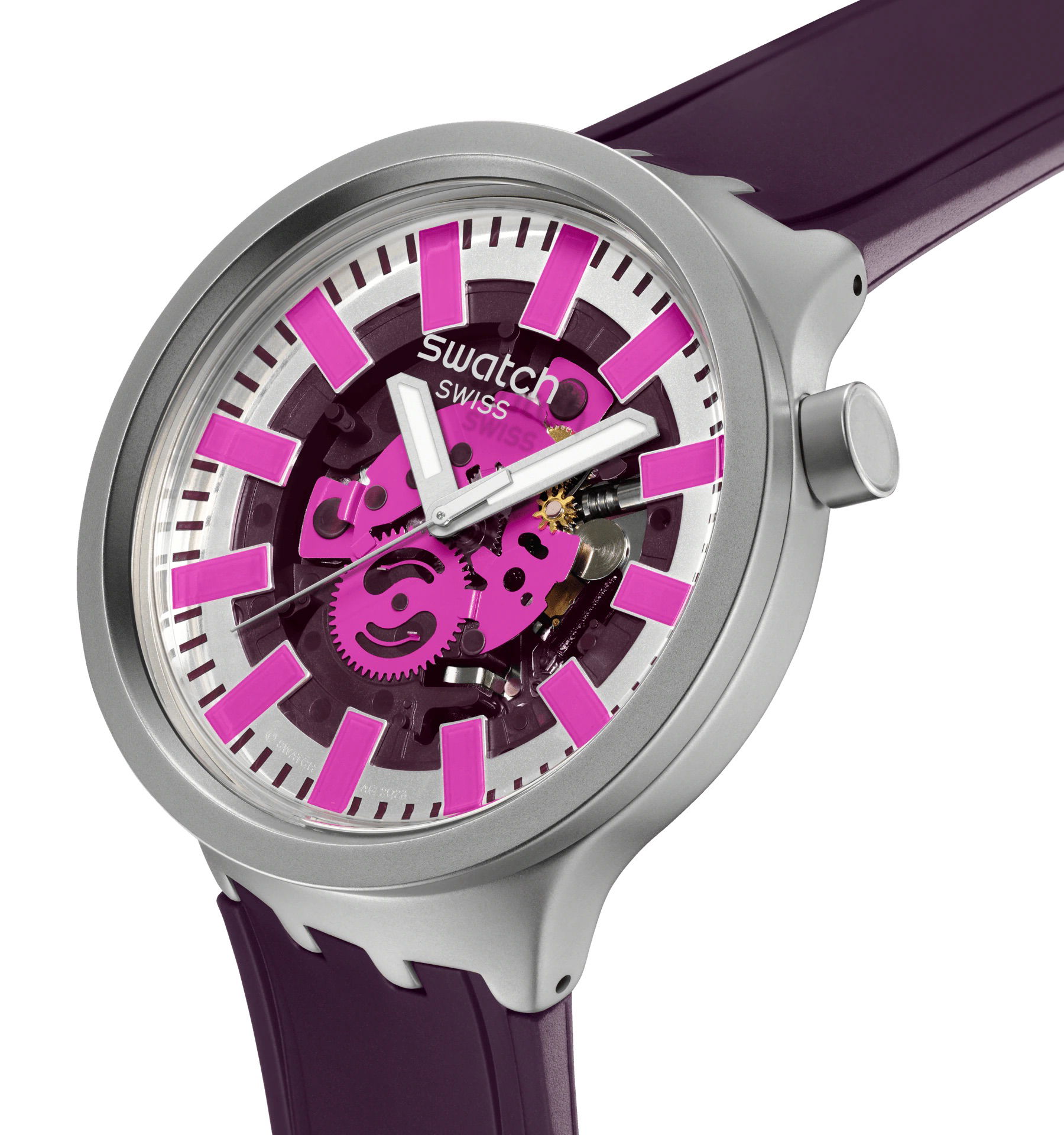 Swatch Sb07s120 Audacious Acai Erkek Kol Saati