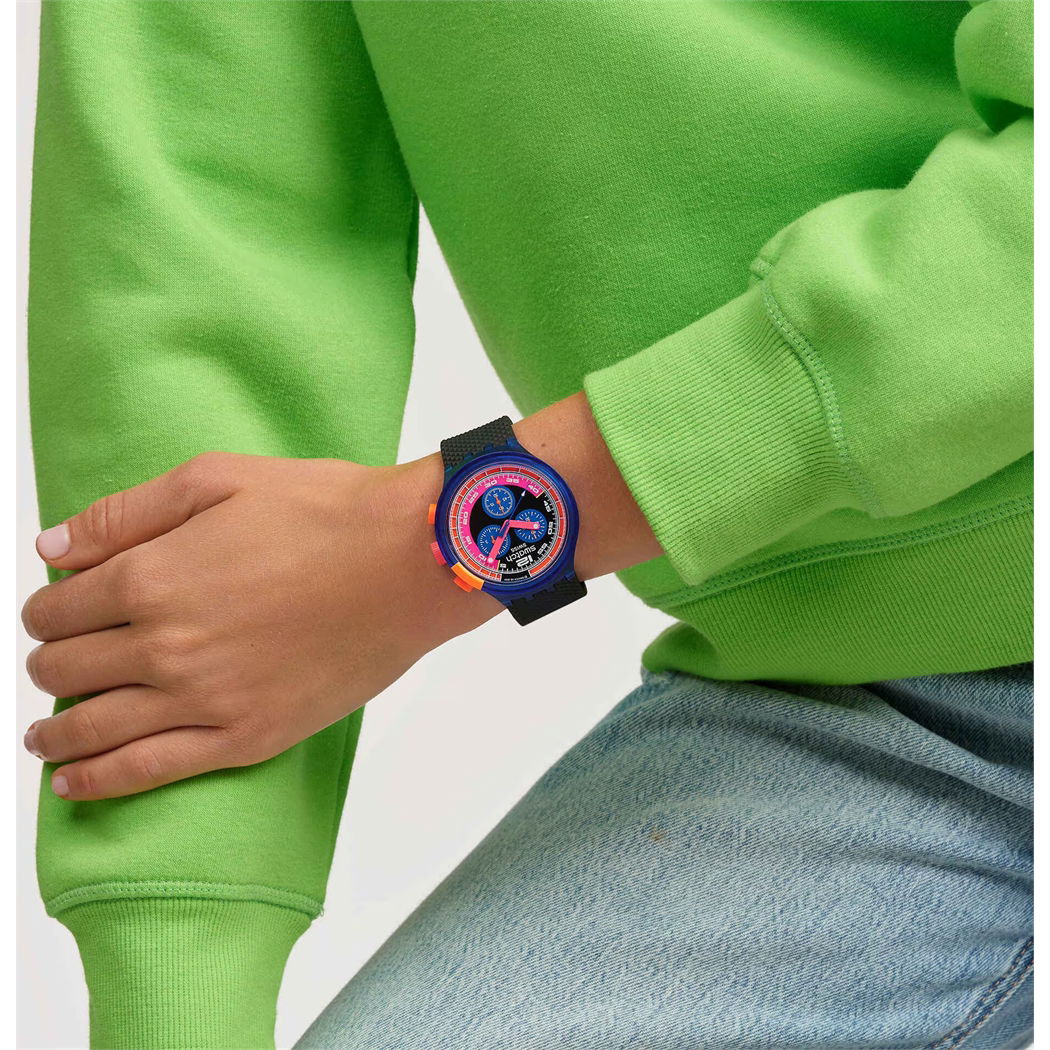 Swatch Sb06n102 Neon Party To The Max