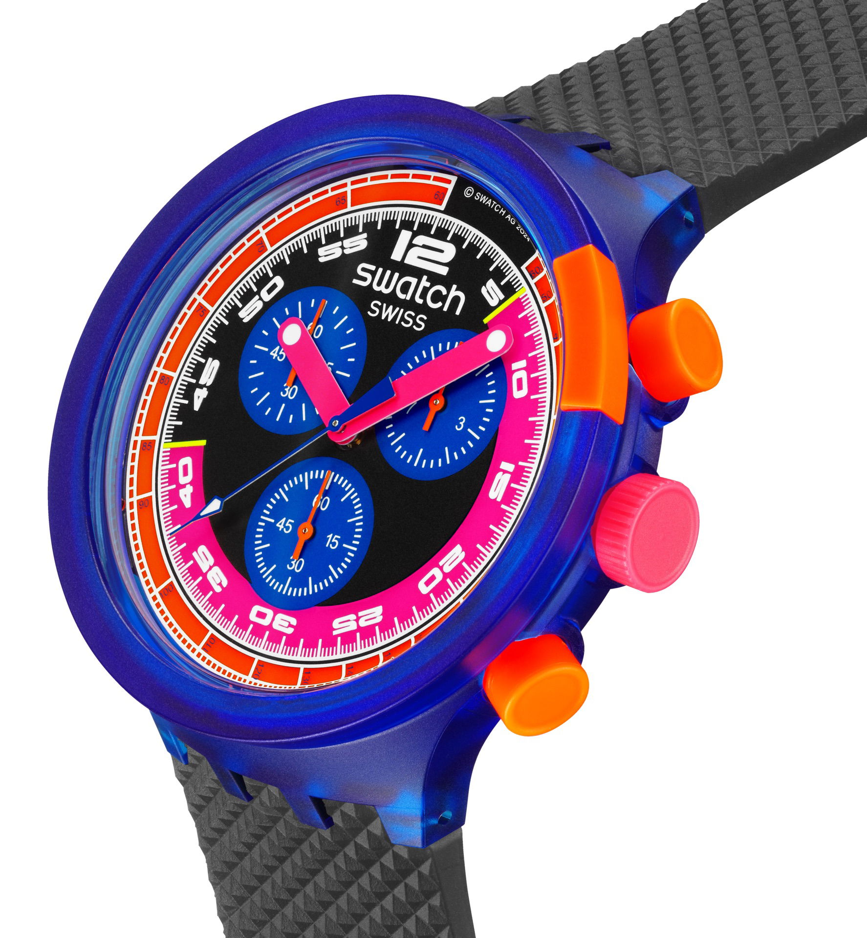 Swatch Sb06n102 Neon Party To The Max Kol Saati