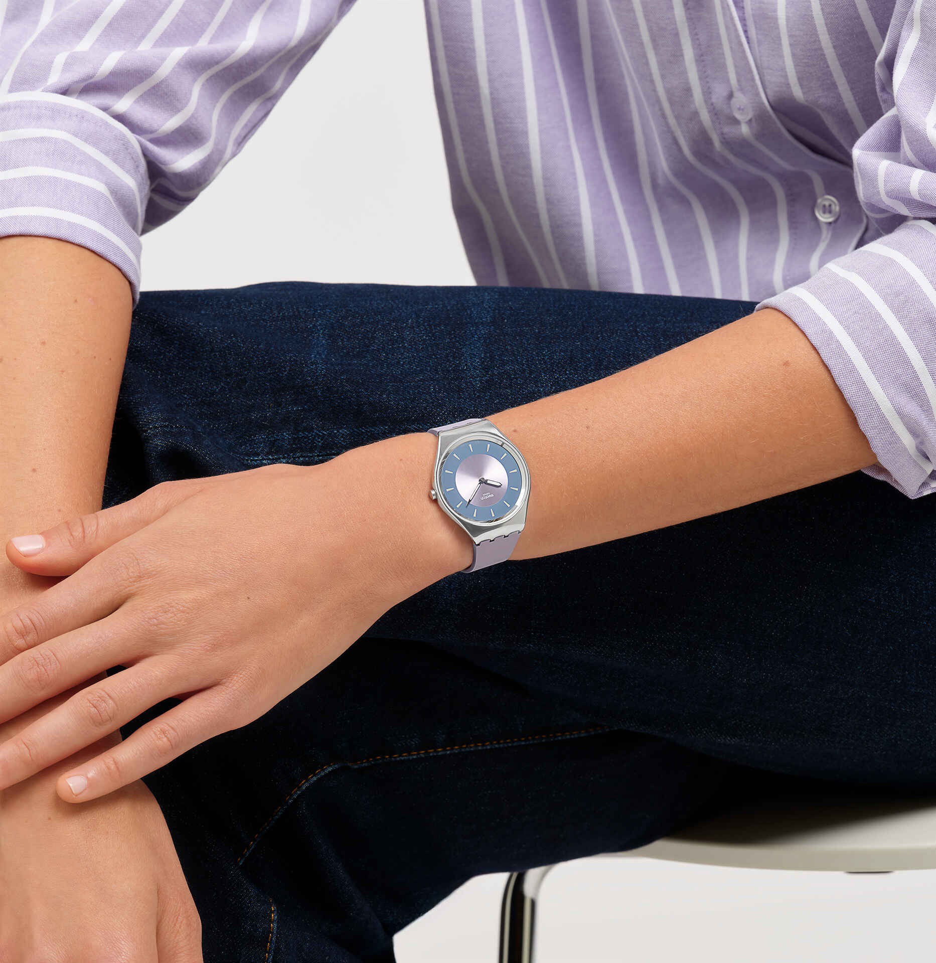 Swatch Syxs157 Lyrically Lavender Kadın Kol Saati