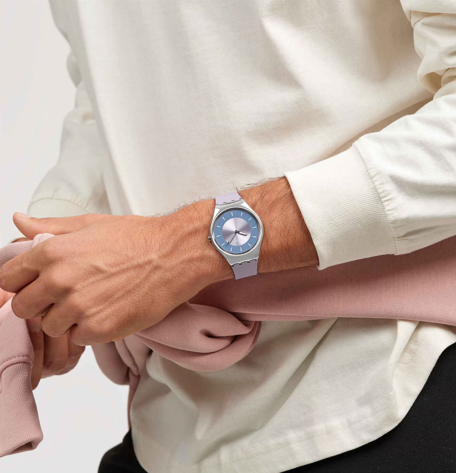 Swatch Syxs157 Lyrically Lavender Kadın Kol Saati