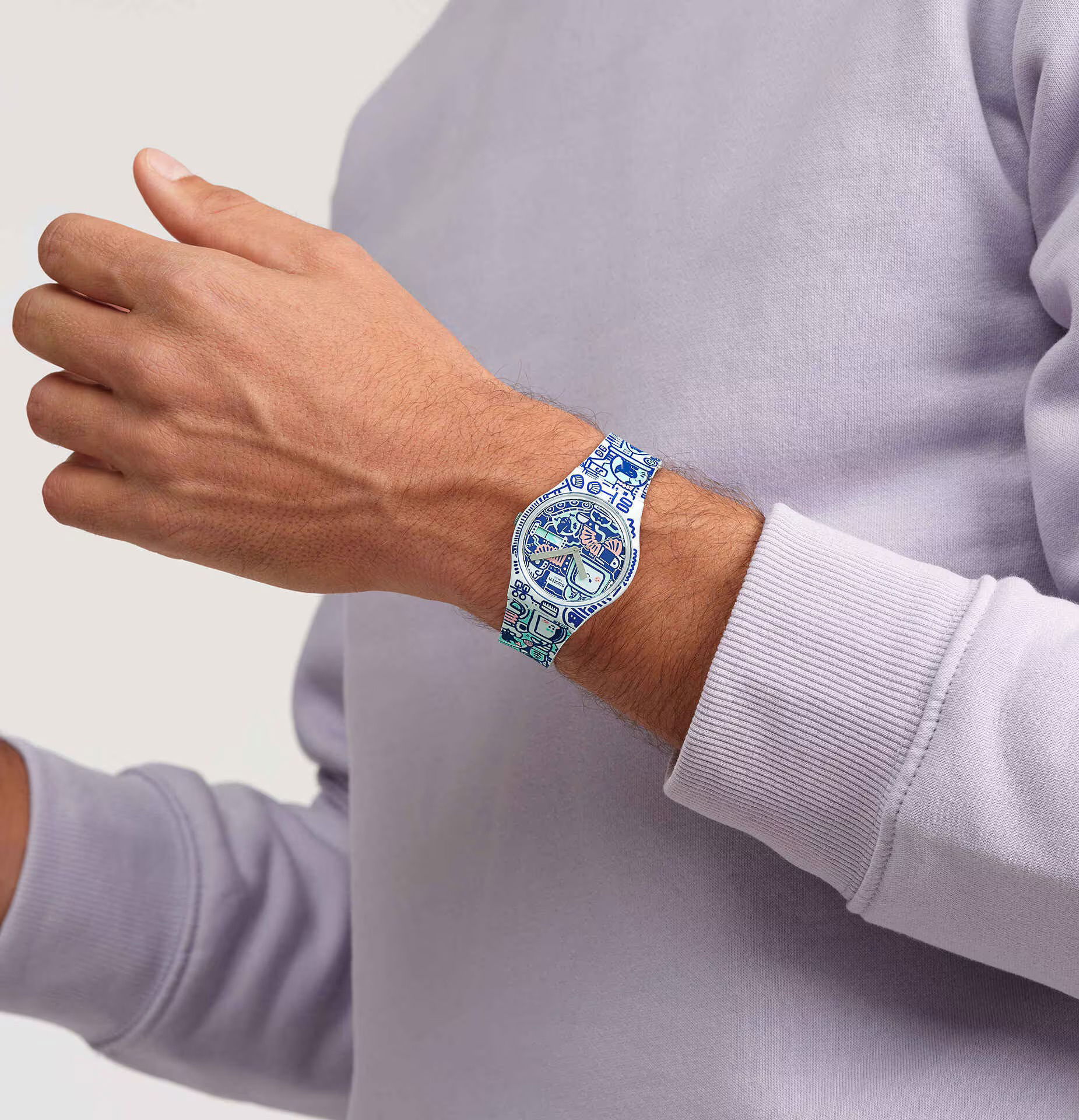 Swatch So28z702 B-Bot Kol Saati