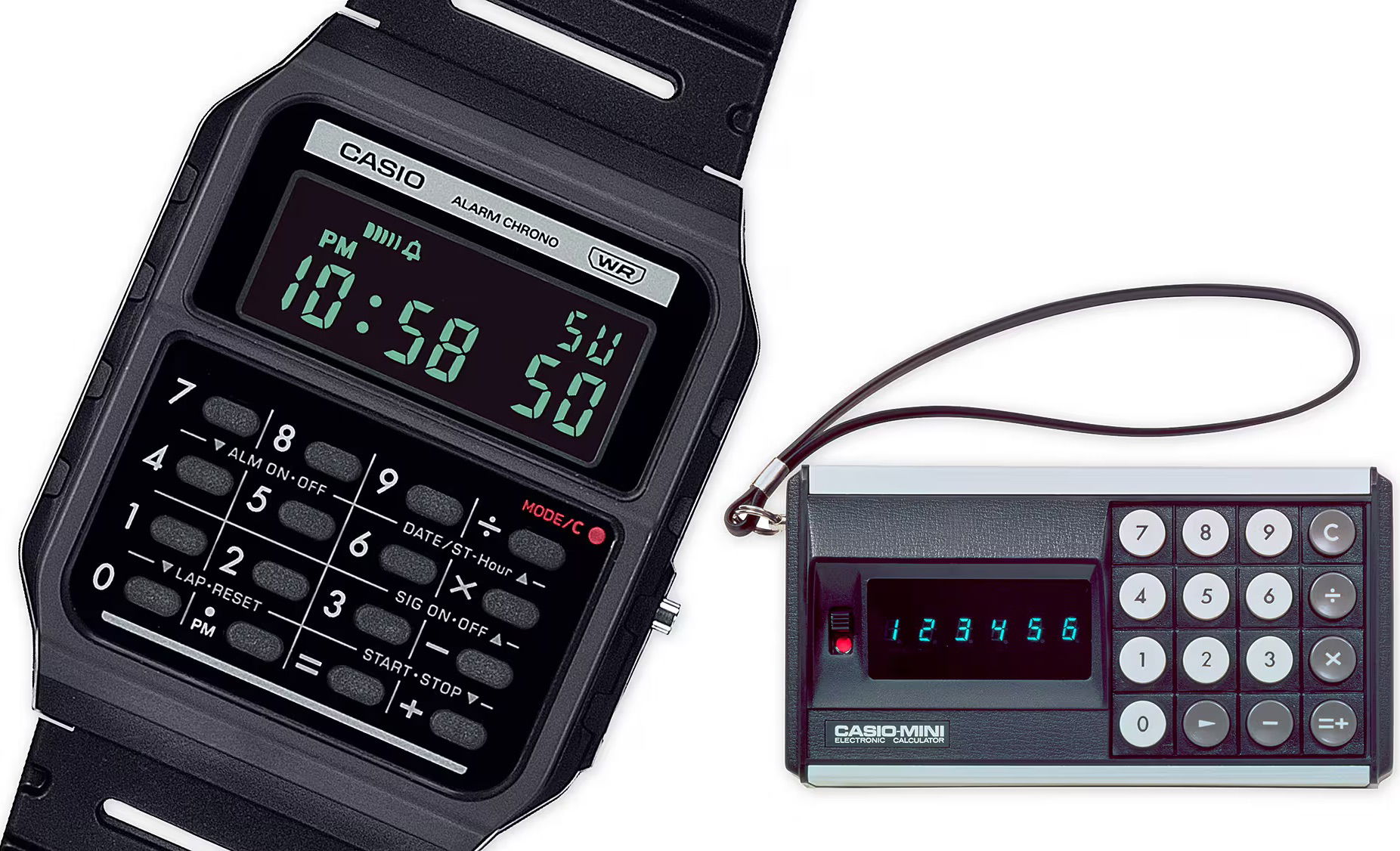 Casio Ca-53Wb-1Bdf Retro Hesap Makineli